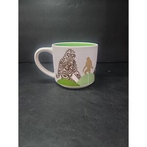 Native Northwest Sasquatch Ceramic Mug, Glazed 14 Ounce Mug, Coffee Mug, Decor
